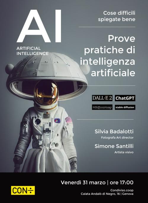 Prove pratiche di Intelligenza artificiale, evento.